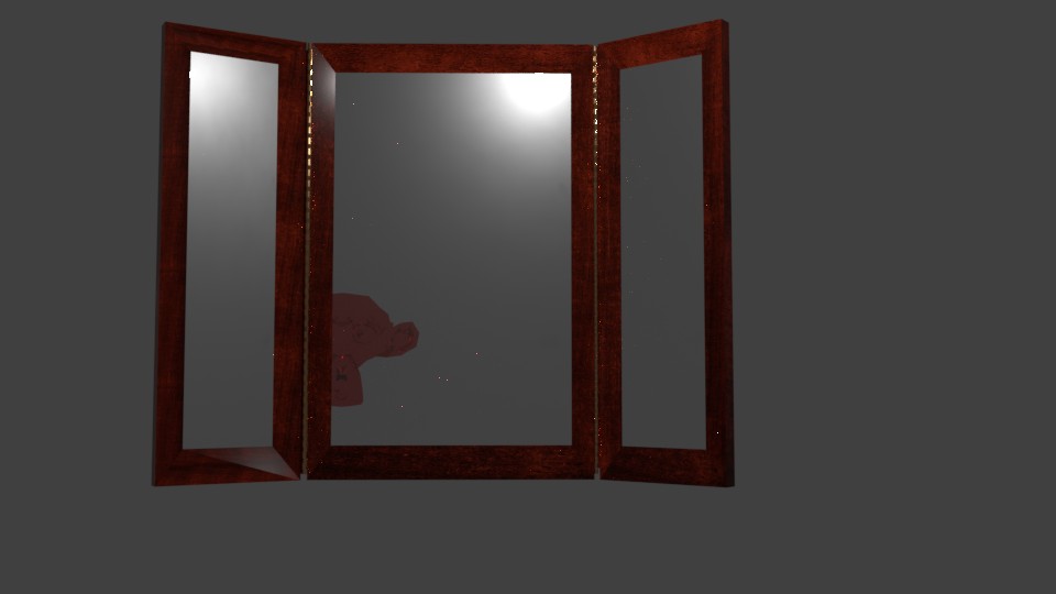 Low Poly Folding Mirror preview image 1